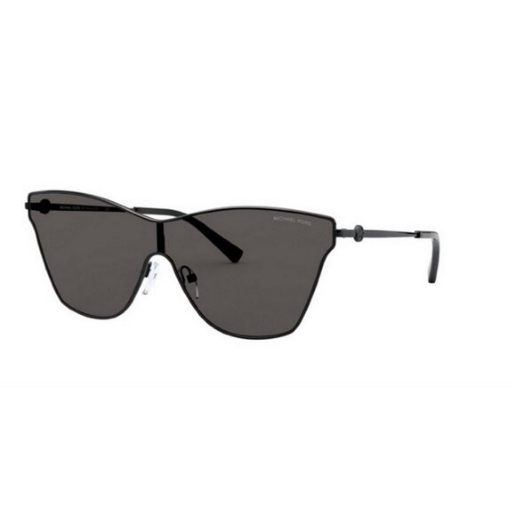 Michael Kors MK1063 Women Sunglass Larissa 120387 44mm Shiny Black MSRP130